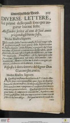 Diverse lettere