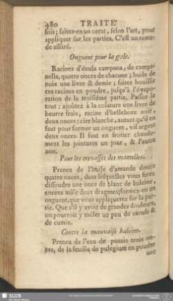 Contre la mauvaise haleine
