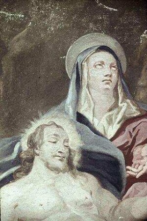 Beweinung Christi durch Maria und Maria Magdalena