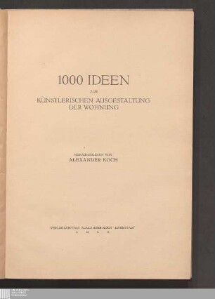 1000 Ideen zur künstlerischen Ausgestaltung der Wohnung