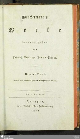 4: Winckelmann's Geschichte der Kunst des Alterthums : Zweyter Band