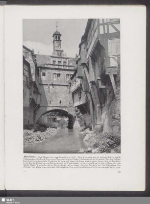 Marktbreit. Das Maintor über dem Breitbach (um 1600)