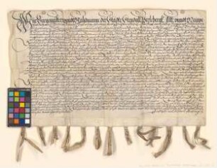 Altmärkische und prignitzsche Städte verschreiben sich Thomas Grell zu Tangermünde über 2.000 Taler.