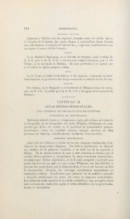 Capítulo II. Aguas minero-medicinales