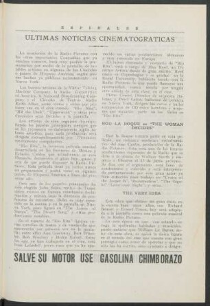 Últimas noticias cinematográficas