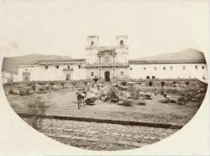 Quito: Basilika San Francisco, nach Abtragung der Türme
