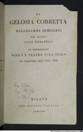 La gelosia corretta