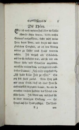 Die Thüre. - Der Pferdejunker.