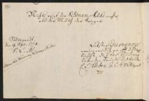"Nichts reizt der Schönen Blicke mehr Als der Mut der Krieger." Stuttgart 1777.E.I.Kleber.Stuttgart.