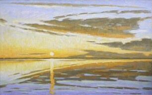 Abendsonne über dem Bodden