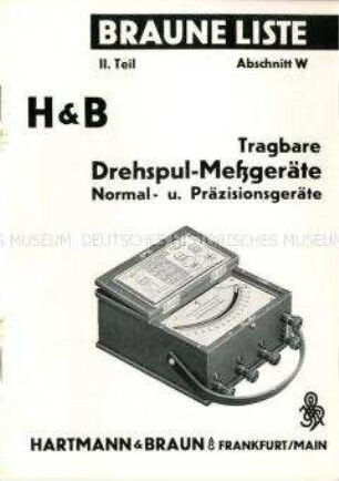 Tragbare Drehspulsmessgeräte