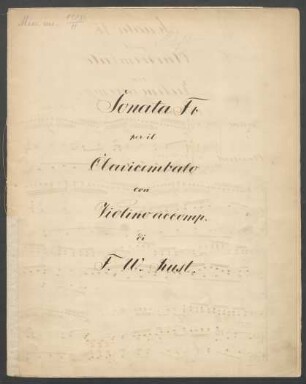 Sonaten. Arr.; pf, vl; f-Moll; CzaR 40
