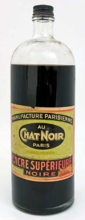 Nachfülltintenflasche Au Chat Noir (Encre Supérieure Noire)