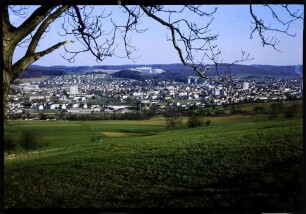 Lörrach: Gesamtansicht auf Lörrach, von der Luke