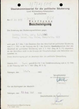 Kutz, Ludwig