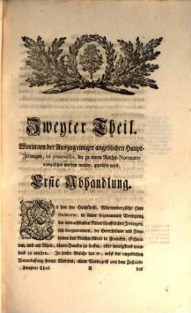 Vertheidigte Freyheit und Ohnmittelbarkeit der Heil. Röm. Reichs Ritterschafft in Franken, Schwaben, und am Rhein, auch ihrer wohlhergebrachten Würde und Gerechtsamen, wider die Hochfürstl. Würtembergische sogenannte Vorlegung der angeblich anwachsenden Irrungen, und daher entstehenden Nothdurfft eines Reichs-Regulativs, 2