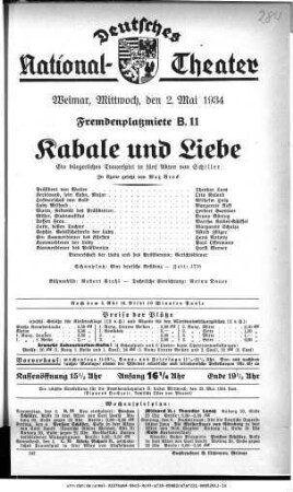 Kabale und Liebe
