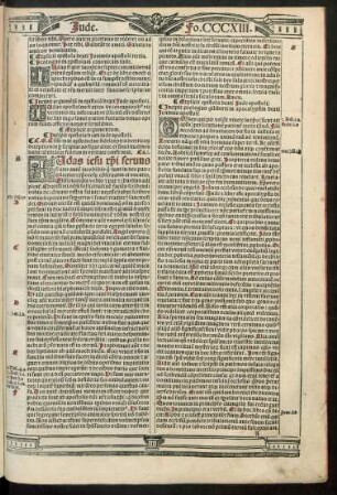 Incipit epistola beati iude apostoli.