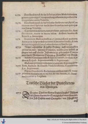 Teutsche Bücher der Protestierenden Theologen.