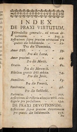 Index De Praxi Virtutum