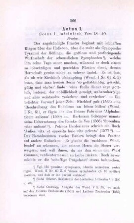 Actus I. Scena 1., lateinisch, Vers 18 - 40. Praetor.