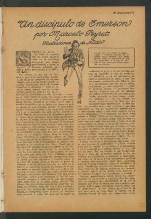 Un discípulo de Emerson : Ilustraciones de Nadir