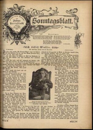Ausgabe vom Sonntag, den 13. August 1899.