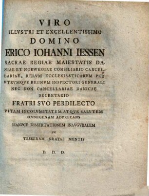 Dissertatio Medica Inavgvralis De Siti