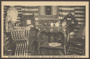Ansichtskarte "Orientalisches Zimmer", Kochstraße 6-7