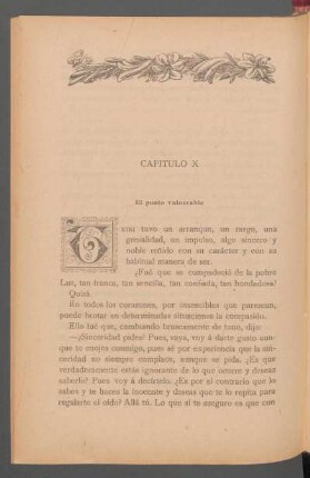 Capítulo X - El punto vulnerable