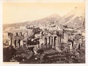Antikes Theater Taormina (Teatro Greco), Taormina: Ansicht
