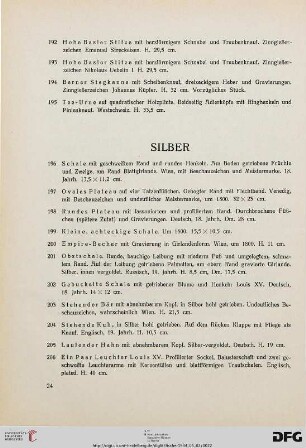 Silber (Nr. 196-261)