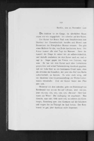 Berlin, den 20. November 1906