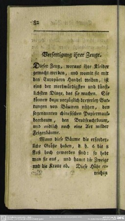 Verfertigung ihrer Zeuge
