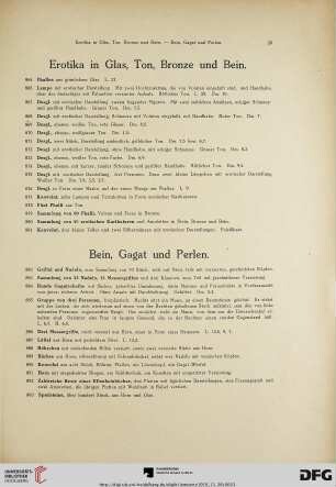 Bein, Gagat und Perlen (Nr. 882-893)