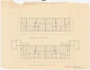 Siedlung Hinrichssegen, Bruckmühl Mehrfamilienwohnhaus: Balkenlage 1:50
