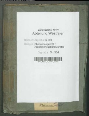 Die Verlegung des Kreisgerichts von Recklinghausen nach Dorsten