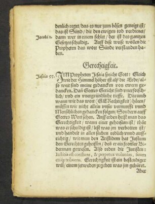 Gerechtigkeit.
