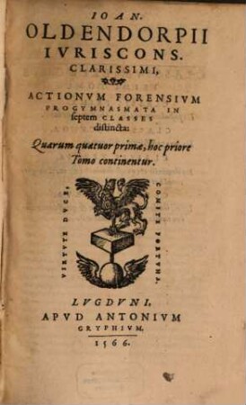Actionum forensium progymnasmata