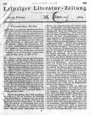 1834-02-13 : 38. Stück
