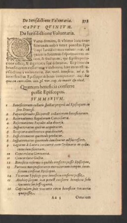 Capvt Quvintvm. De Iurisdictione Voluntaria.