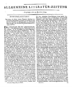 Malblanc, J. F.: Abhandlungen aus dem Reichsstädtischen Staatsrechte. Erlangen: Palm 1793