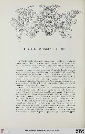 3. Pér. 26.1901: Les Salons anglais en 1901