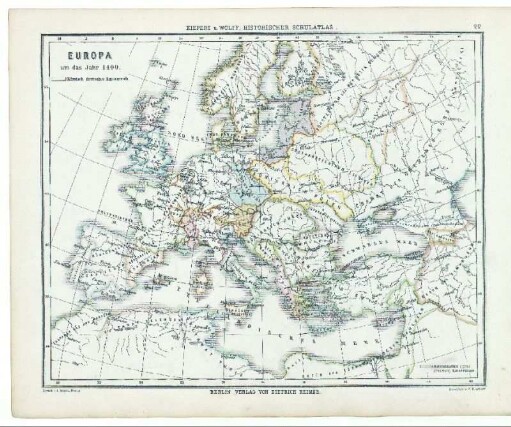22. Europa um das Jahr 1400