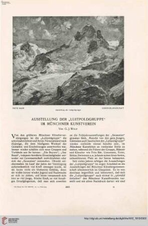 28: Ausstellung der "Luitpoldgruppe" im Münchner Kunstverein