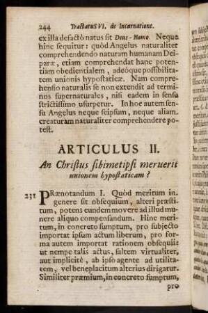 244-274, Articulus II.
