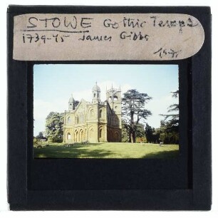 Stowe, Gartenanlage,Stowe, Gothic Temple