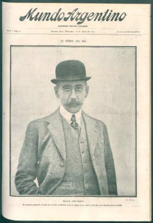 El héroe del día [Fotografía] : Roald Amundsen