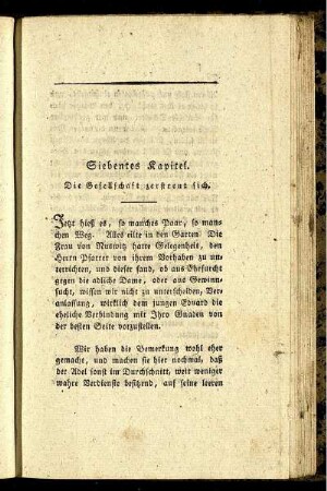 Siebentes Kapitel. Die Gesellschaft zerstreut sich.