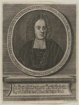 Bildnis des Gottfried Arnold